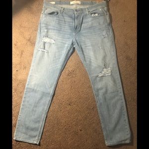 distressed hollister jeans